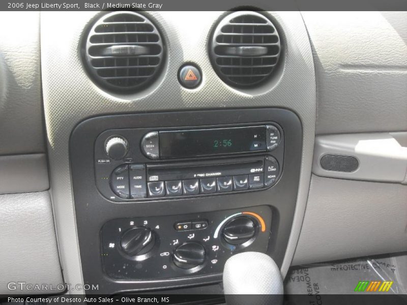 Black / Medium Slate Gray 2006 Jeep Liberty Sport