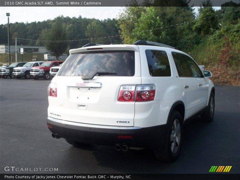Summit White / Cashmere 2010 GMC Acadia SLT AWD