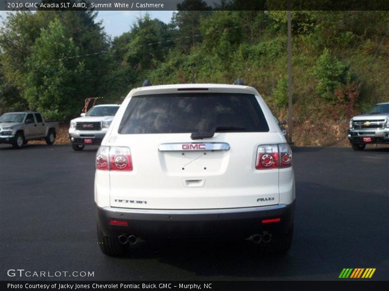 Summit White / Cashmere 2010 GMC Acadia SLT AWD