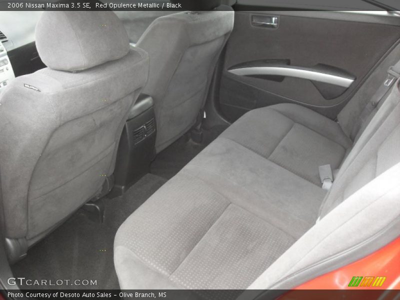Red Opulence Metallic / Black 2006 Nissan Maxima 3.5 SE