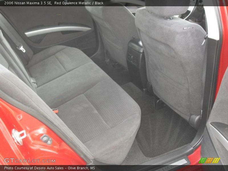 Red Opulence Metallic / Black 2006 Nissan Maxima 3.5 SE