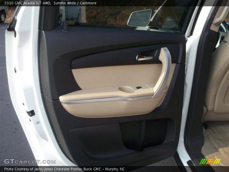 Summit White / Cashmere 2010 GMC Acadia SLT AWD