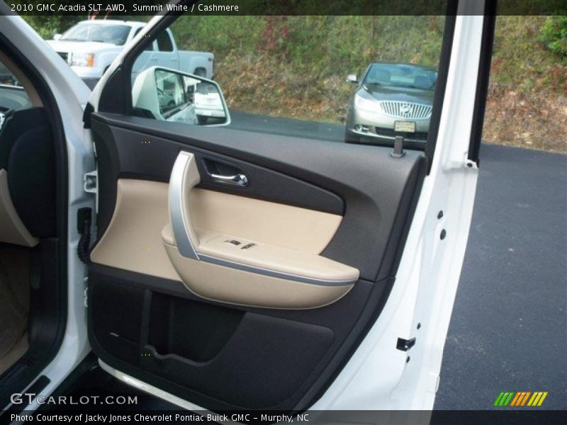 Summit White / Cashmere 2010 GMC Acadia SLT AWD