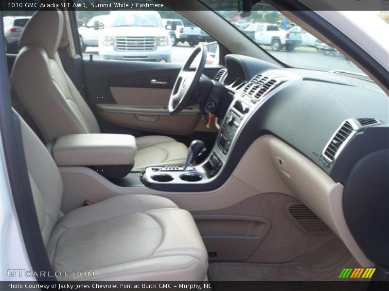 Summit White / Cashmere 2010 GMC Acadia SLT AWD