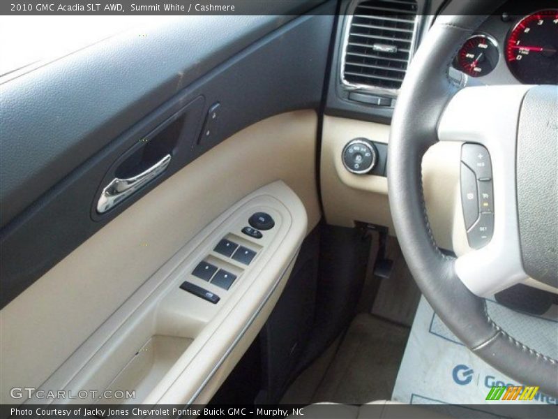 Summit White / Cashmere 2010 GMC Acadia SLT AWD