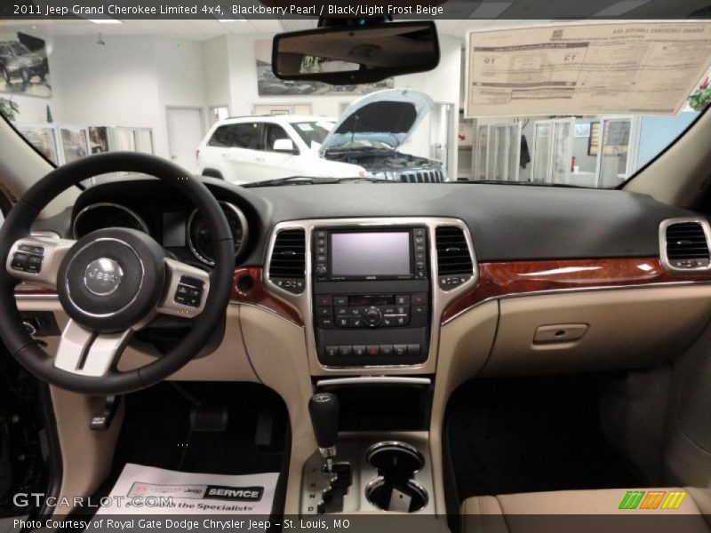 Blackberry Pearl / Black/Light Frost Beige 2011 Jeep Grand Cherokee Limited 4x4