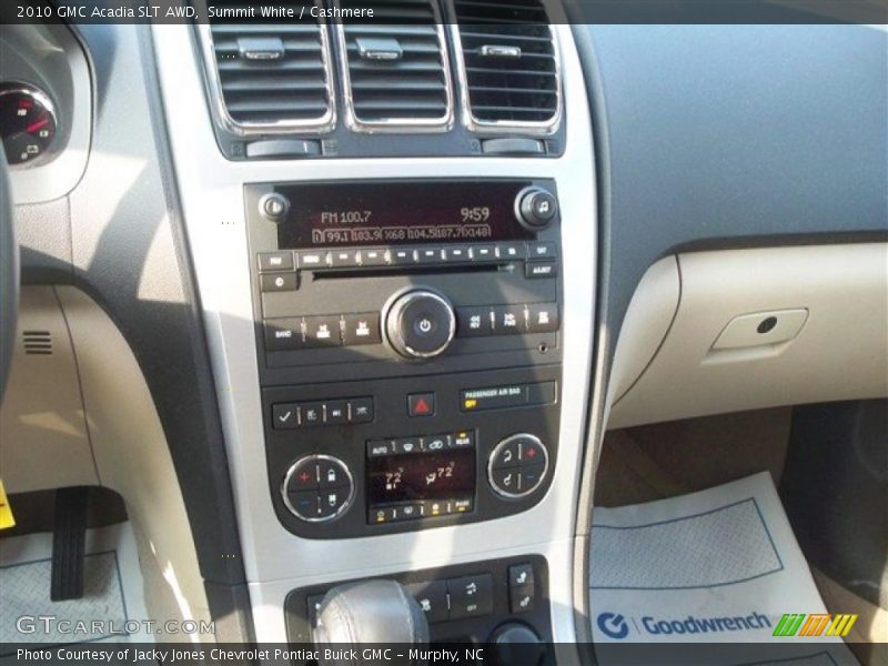 Summit White / Cashmere 2010 GMC Acadia SLT AWD