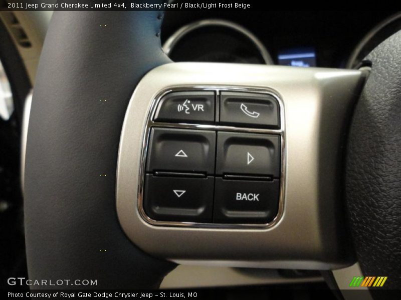 Blackberry Pearl / Black/Light Frost Beige 2011 Jeep Grand Cherokee Limited 4x4