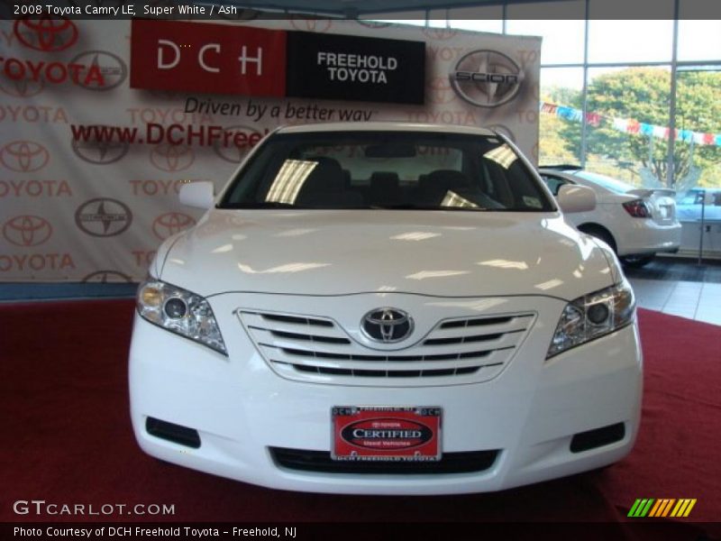 Super White / Ash 2008 Toyota Camry LE