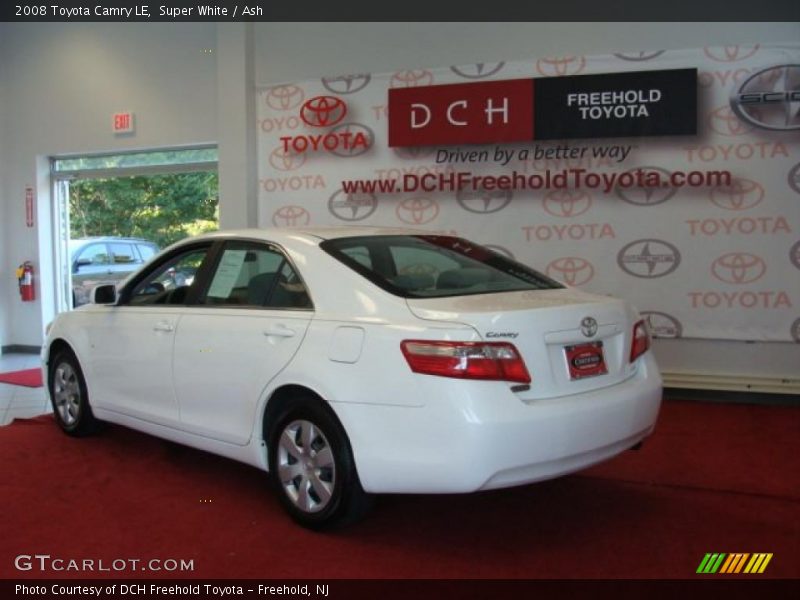Super White / Ash 2008 Toyota Camry LE