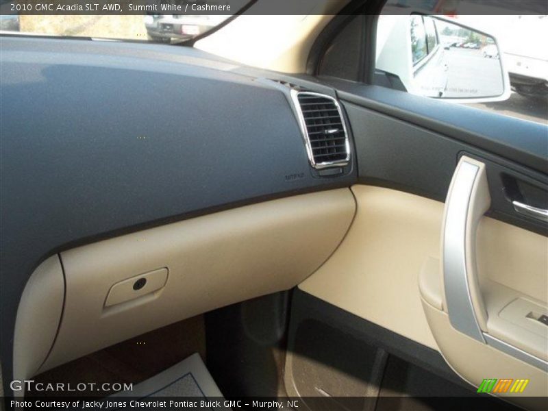 Summit White / Cashmere 2010 GMC Acadia SLT AWD