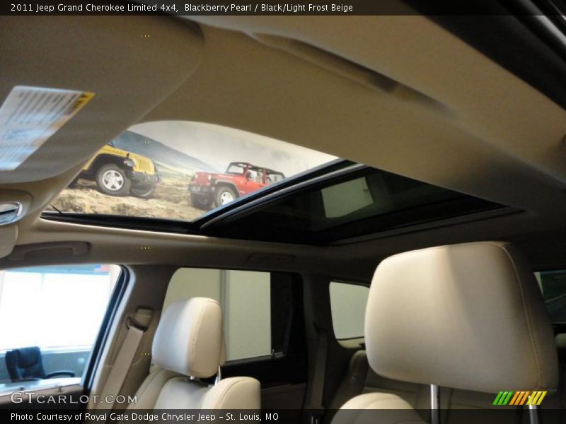 Blackberry Pearl / Black/Light Frost Beige 2011 Jeep Grand Cherokee Limited 4x4