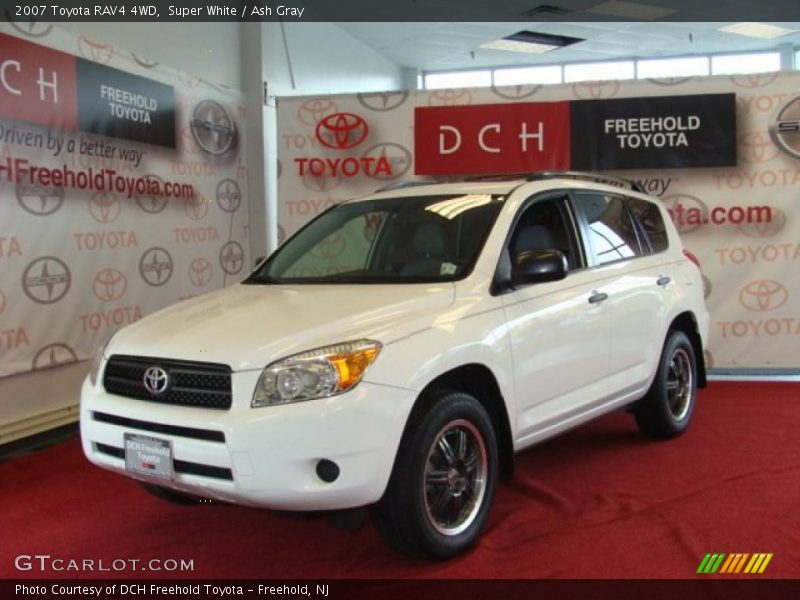 Super White / Ash Gray 2007 Toyota RAV4 4WD