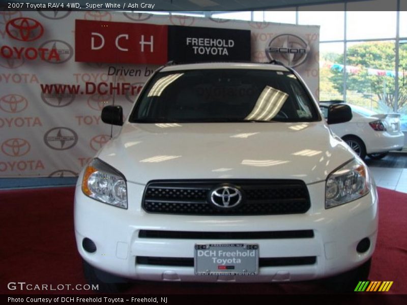 Super White / Ash Gray 2007 Toyota RAV4 4WD