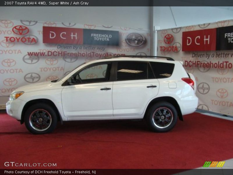 Super White / Ash Gray 2007 Toyota RAV4 4WD