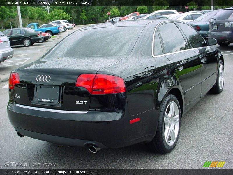 Brilliant Black / Ebony 2007 Audi A4 2.0T Sedan
