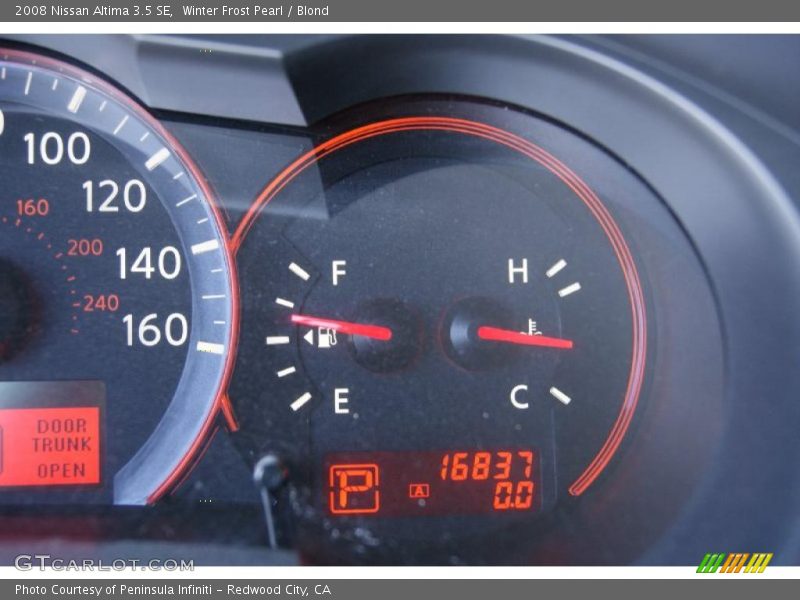 Winter Frost Pearl / Blond 2008 Nissan Altima 3.5 SE