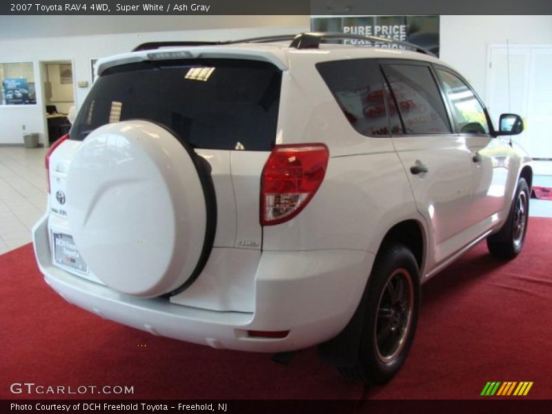 Super White / Ash Gray 2007 Toyota RAV4 4WD