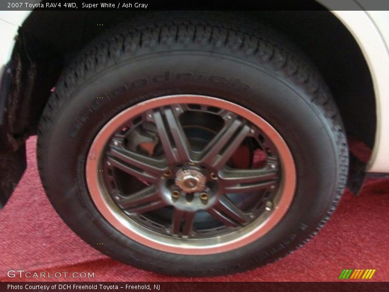 Super White / Ash Gray 2007 Toyota RAV4 4WD