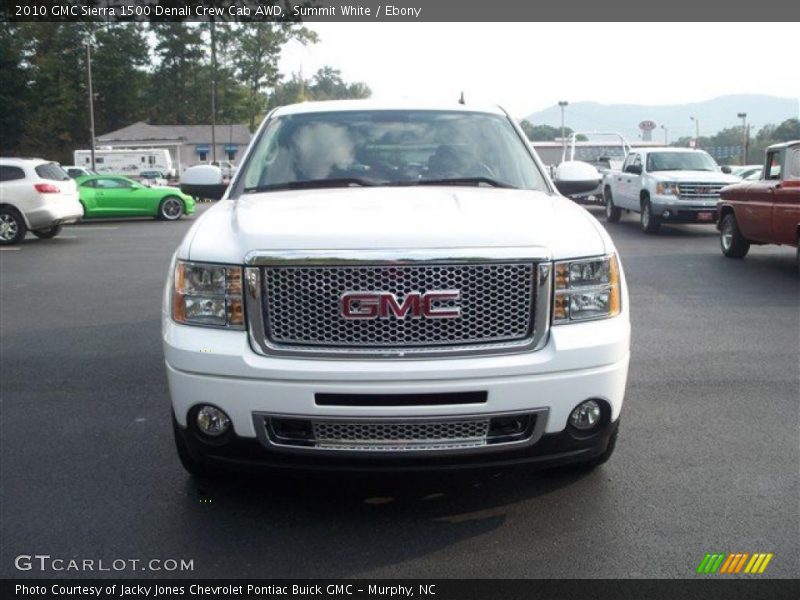 Summit White / Ebony 2010 GMC Sierra 1500 Denali Crew Cab AWD