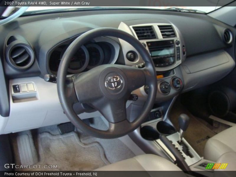 Super White / Ash Gray 2007 Toyota RAV4 4WD