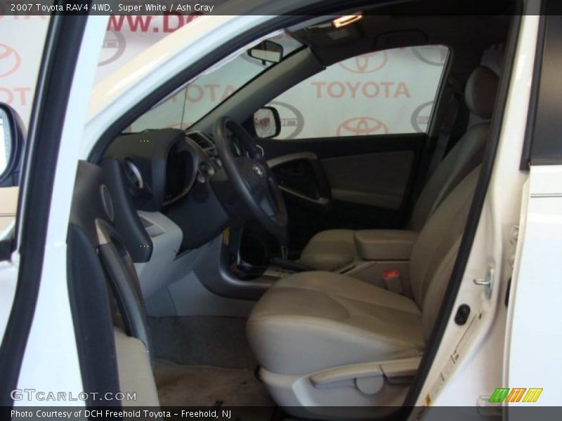 Super White / Ash Gray 2007 Toyota RAV4 4WD