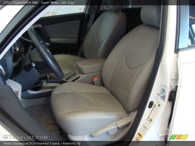 Super White / Ash Gray 2007 Toyota RAV4 4WD