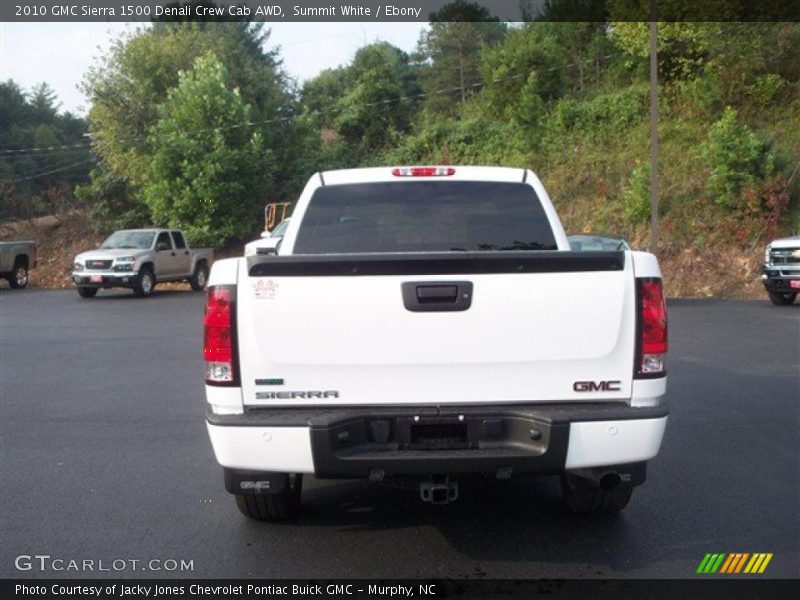 Summit White / Ebony 2010 GMC Sierra 1500 Denali Crew Cab AWD