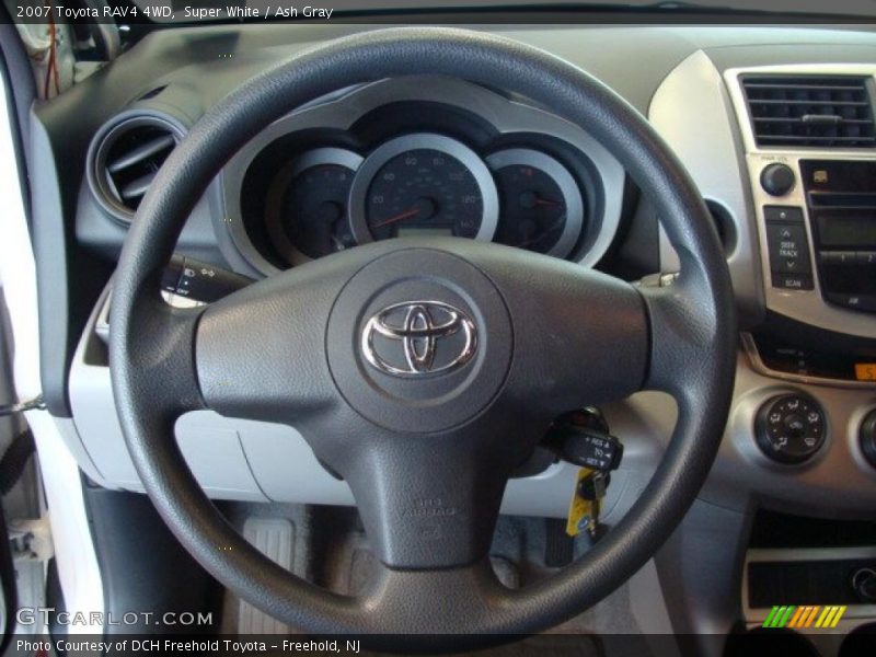 Super White / Ash Gray 2007 Toyota RAV4 4WD