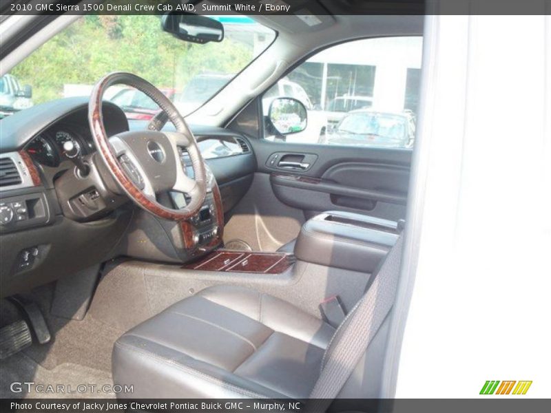 Summit White / Ebony 2010 GMC Sierra 1500 Denali Crew Cab AWD