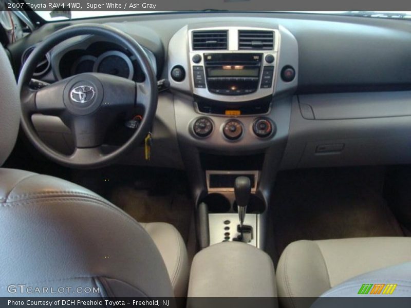 Super White / Ash Gray 2007 Toyota RAV4 4WD
