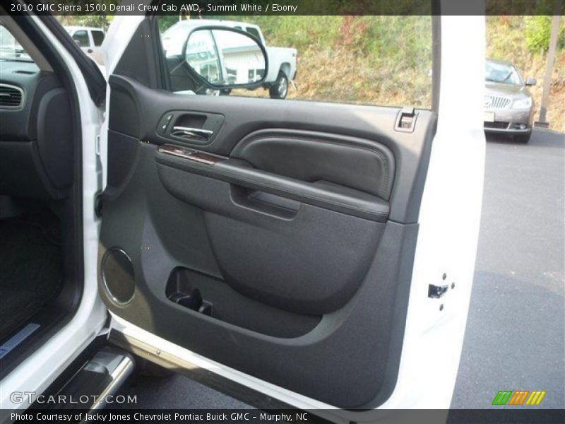 Summit White / Ebony 2010 GMC Sierra 1500 Denali Crew Cab AWD