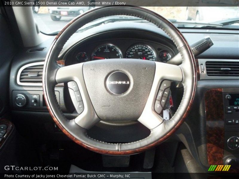 Summit White / Ebony 2010 GMC Sierra 1500 Denali Crew Cab AWD
