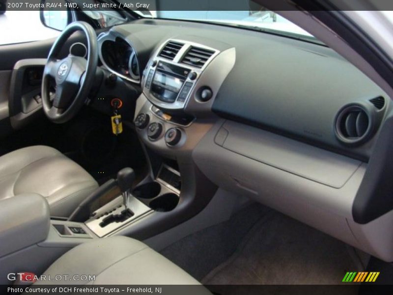 Super White / Ash Gray 2007 Toyota RAV4 4WD