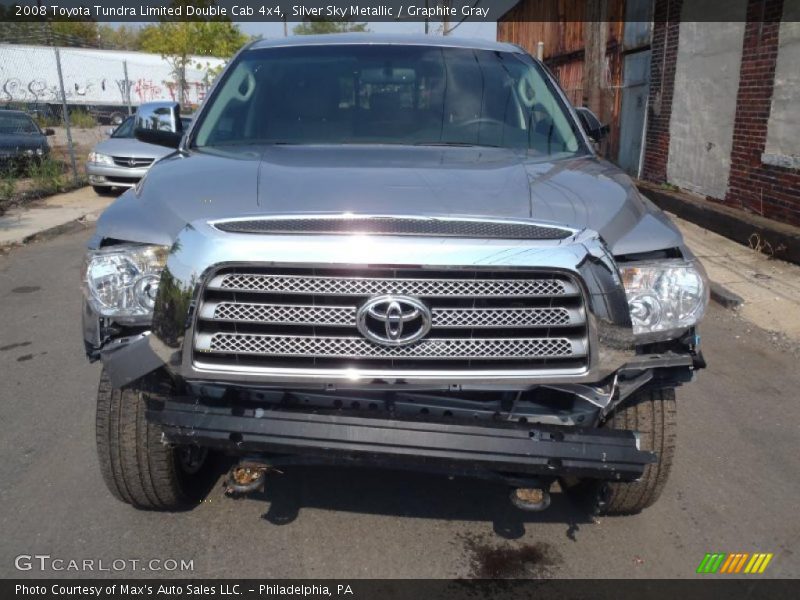 Silver Sky Metallic / Graphite Gray 2008 Toyota Tundra Limited Double Cab 4x4