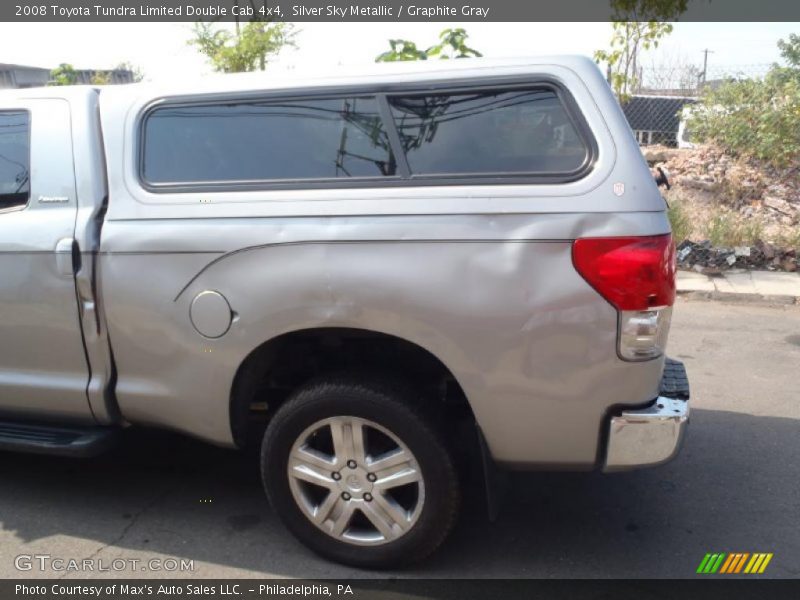 Silver Sky Metallic / Graphite Gray 2008 Toyota Tundra Limited Double Cab 4x4