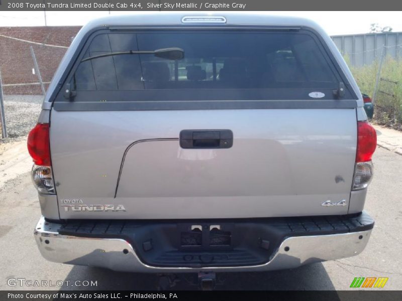 Silver Sky Metallic / Graphite Gray 2008 Toyota Tundra Limited Double Cab 4x4