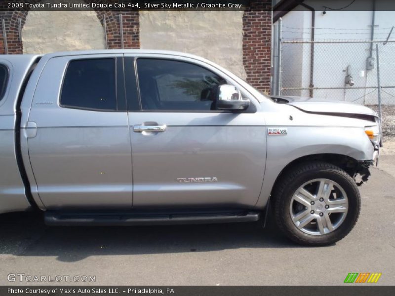 Silver Sky Metallic / Graphite Gray 2008 Toyota Tundra Limited Double Cab 4x4