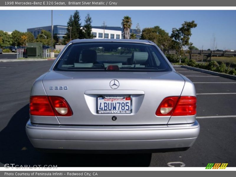 Brilliant Silver Metallic / Grey 1998 Mercedes-Benz E 320 Sedan