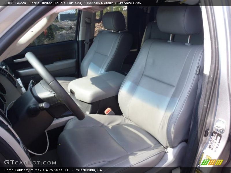 Silver Sky Metallic / Graphite Gray 2008 Toyota Tundra Limited Double Cab 4x4