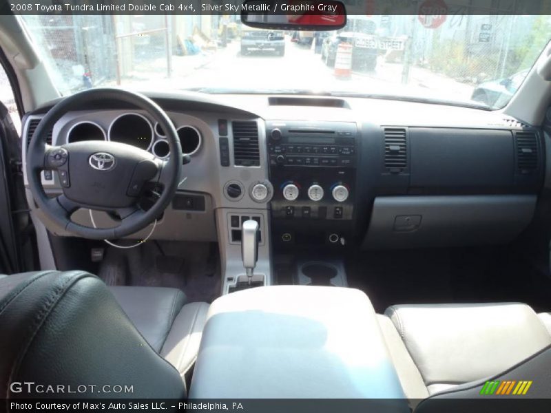 Silver Sky Metallic / Graphite Gray 2008 Toyota Tundra Limited Double Cab 4x4