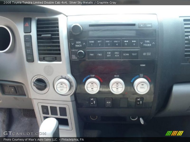Silver Sky Metallic / Graphite Gray 2008 Toyota Tundra Limited Double Cab 4x4