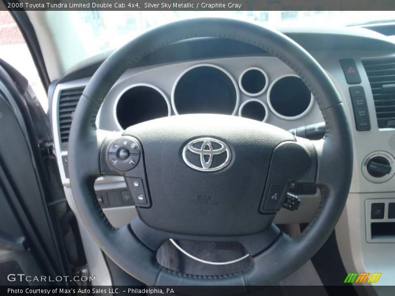 Silver Sky Metallic / Graphite Gray 2008 Toyota Tundra Limited Double Cab 4x4