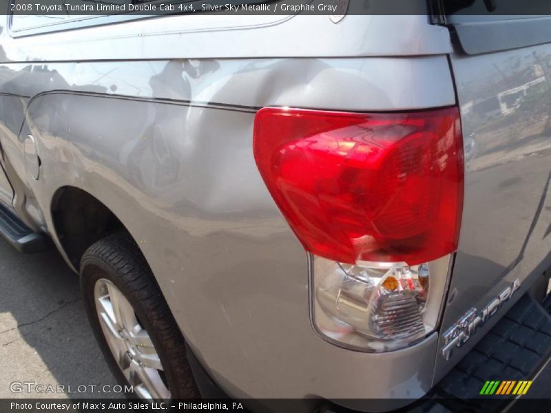 Silver Sky Metallic / Graphite Gray 2008 Toyota Tundra Limited Double Cab 4x4