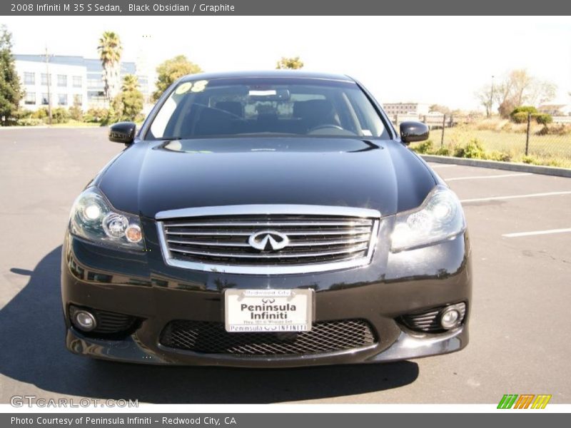 Black Obsidian / Graphite 2008 Infiniti M 35 S Sedan