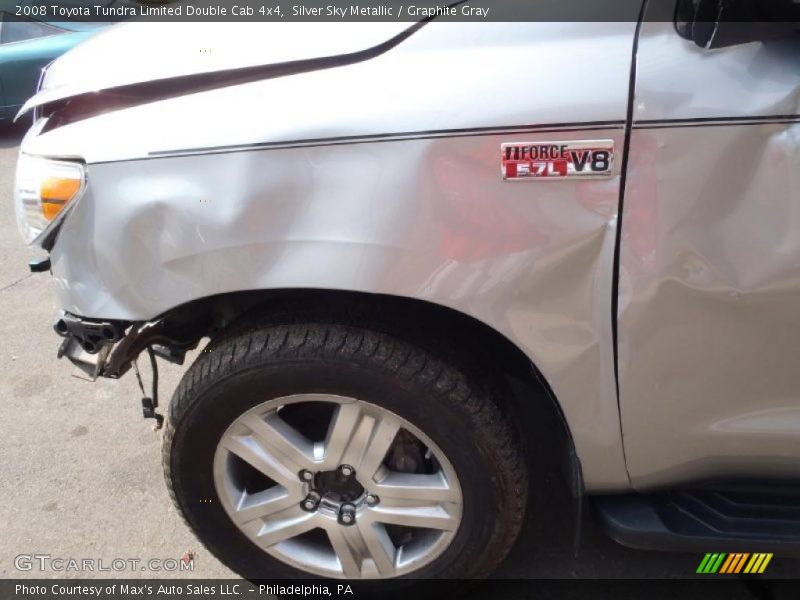 Silver Sky Metallic / Graphite Gray 2008 Toyota Tundra Limited Double Cab 4x4