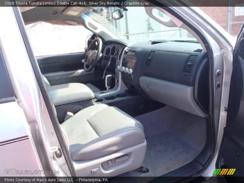 Silver Sky Metallic / Graphite Gray 2008 Toyota Tundra Limited Double Cab 4x4