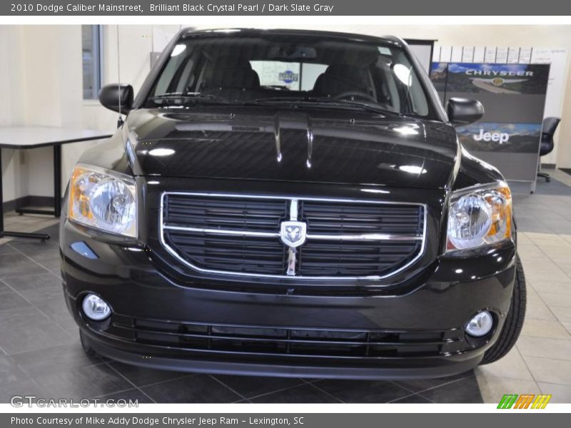 Brilliant Black Crystal Pearl / Dark Slate Gray 2010 Dodge Caliber Mainstreet