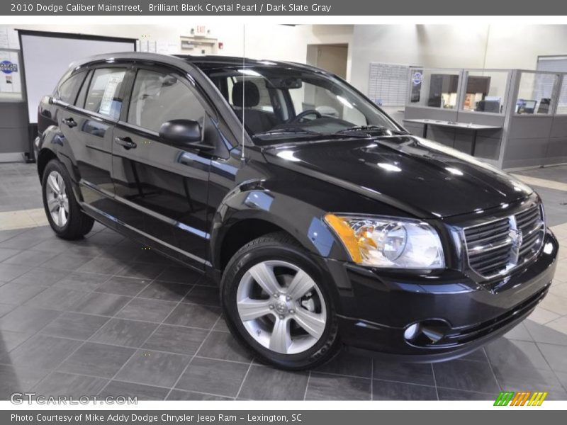 Brilliant Black Crystal Pearl / Dark Slate Gray 2010 Dodge Caliber Mainstreet