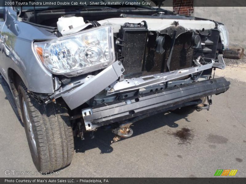 Silver Sky Metallic / Graphite Gray 2008 Toyota Tundra Limited Double Cab 4x4